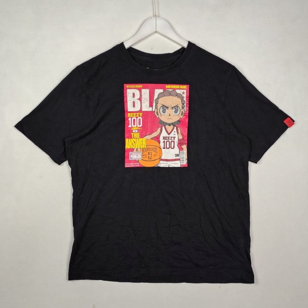 The Boondocks Reezy 100 Riley Freeman Graphic T-Shirt Black XL 2023 Anti Grav